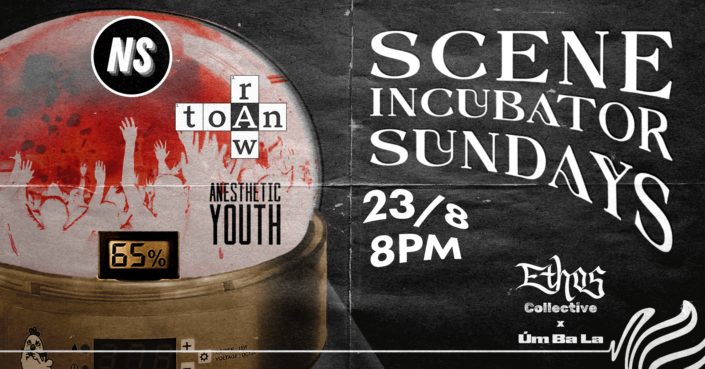 Scene Incubator #8: NoSchool Production, ToanRaw, Anesthetic Youth