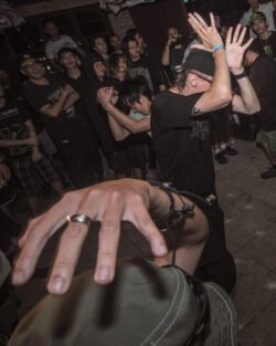 gig performance of BIB hardcore punk band from Omaha, Nebraska in Saigon, Vietnam